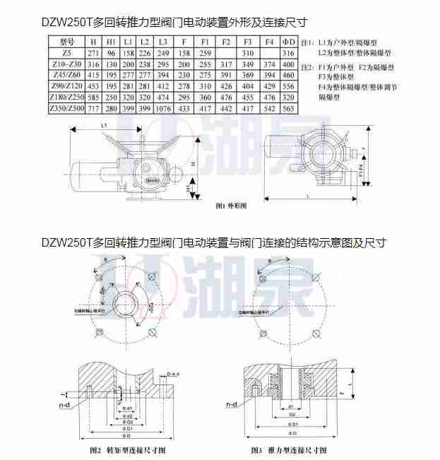 DZW10-24W/Z/T 推力型电动执行器