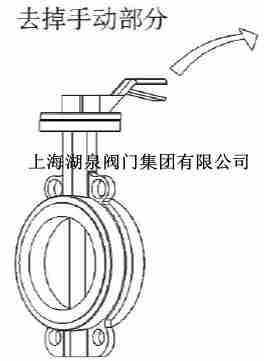 手动蝶阀改装电动蝶阀