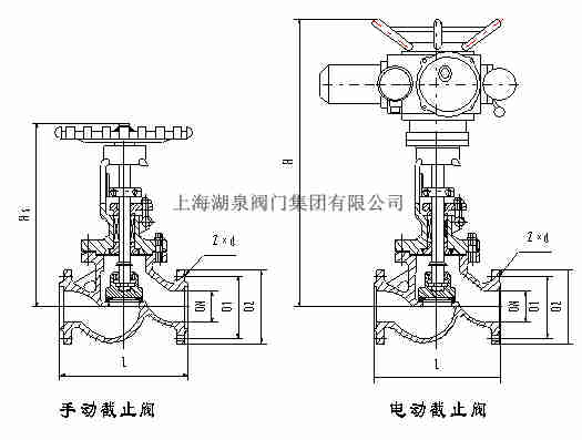 j941h-16c dn150智能调节型电动截止阀